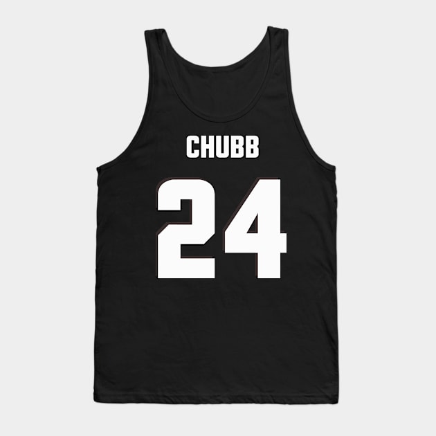 Nick Chubb Browns Tank Top by telutiga